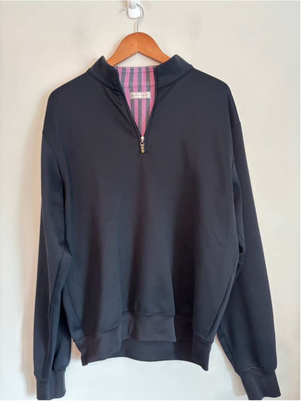 Peter Millar Luxury Mens M Quarter-Zip Pullover Golf Athleisure Business Casual